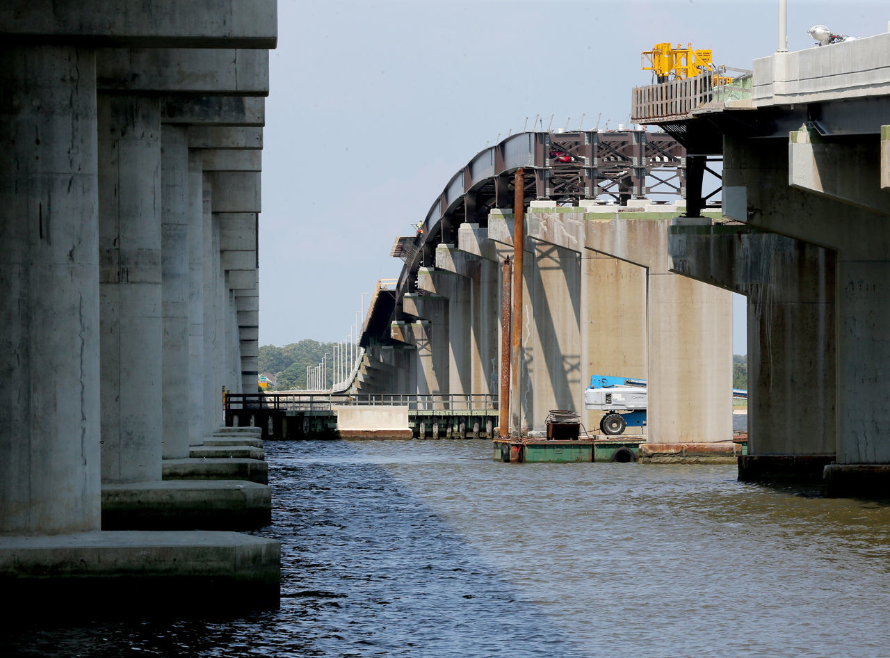 Construction Parkway Bridge Bike Path